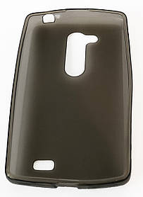 Силіконовий чохол на LG L Fino/D295 сірого кольору
