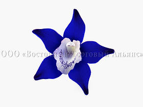 Квіти з мастики — Орхідея синя — Ø 90 мм