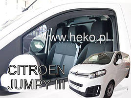 Дефлектори вікон (вітровики) Toyota ProAce II od 2016+ (вставні, 2 шт.) (HEKO)