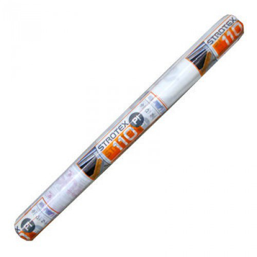 Strotex PI 110 пароізоляція армована плівка Стротекс 110 пароизоляционная пленка 75 м.кв., фото 1