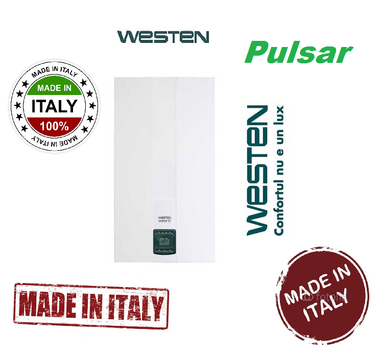 Котел газовий двоконтурний (настінний) Westen Pulsar D24i (димохідний)