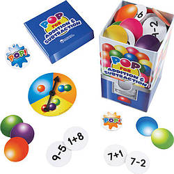 Математична гра на додавання і віднімання "Корисна жуйка Pop" (90 фішек) Learning resources LER 8441