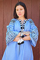 Платье вышитое бохо вышиванка лен этно бохо-стиль вишите плаття вишиванка стиль Вита Кин