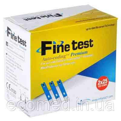 Тест-смужки Файнтест (Fine Test), 50шт, фото 1