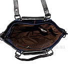 Сумка жіноча Fashion наплічна синя 401260Bl, фото 3