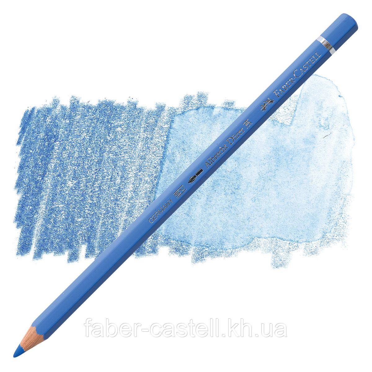 Олівець акварельний кольоровий Faber-Castell A. Dürer колір світлий ультрамарин ( Light Ultramarine ) № 140, 117640