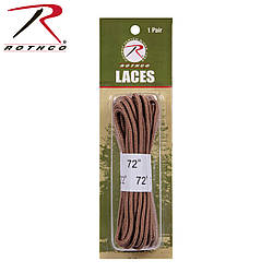 Шнурки нейлонові коричневі Military Boot Laces 72"