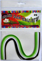 Папір для квілінгу №08 Весна 10мм*420мм 4 кольори Рюкзачок