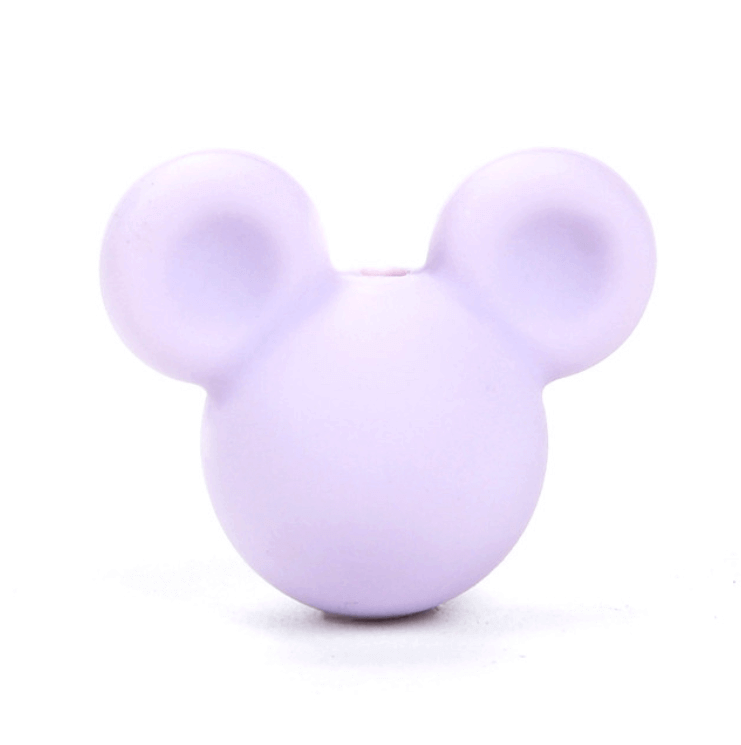 Міккі маус (лаванда) намистини з харчового силікону, фото 1