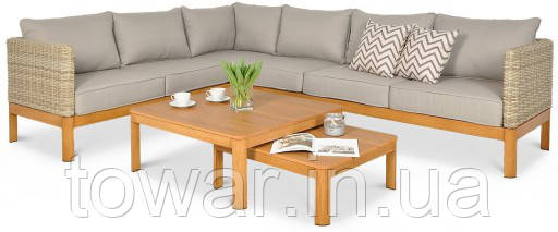 Мебель для сада TECHNORATTAN Угловой диван MILLA - фото 1 - id-p702604075