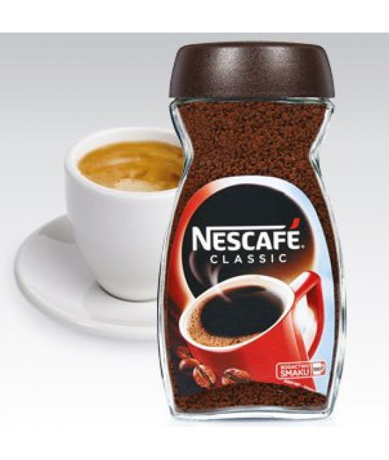 Кофе растворимый Nescafe classic 200гр - фото 1 - id-p702534537