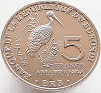 Бурунди 5 франков 2014 - Африканский клювач