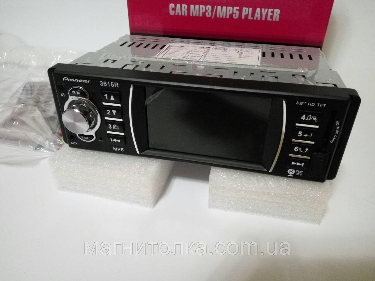 Автомагнитола Pioneer Пионер 3615 +пульт экран 3,6 дюйма читает все ...
