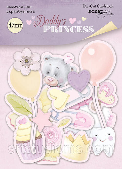 Набір висічок для скрапбукінгу 47 шт. від Scrapmir Daddy's Princess