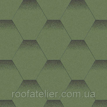 Бітумна черепиця Aquaizol / Акваізол Мозаїка Альпійський Луг