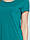 Бірюзова жіноча футболка LC Waikiki / ЛЗ Вайкікі з кишенею на грудях, фото 4
