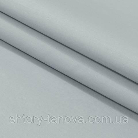 Декоративна тканина для штор, однотонна сірий, фото 1