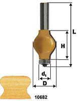 Кромочная Фреза фігурна ф32х38, хв.12мм (арт.10682)