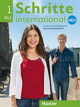 Schritte international Neu 1 Kursbuch und Arbeitsbuch mit Audios online (учебник + рабочая тетрадь)