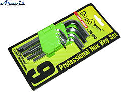 Набір шестигранників Alloid НШ-0912 1.5-10мм 9предметів