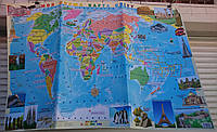 Моя первая карта Мира 65*95 см
