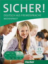 Sicher! C1 Medienpaket (2 Audio-CDs und 2 DVDs zum Kursbuch) Lektion 1-12 / Медиа пакет