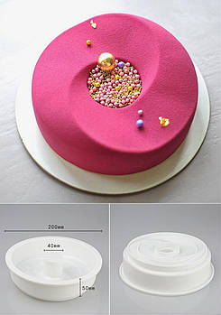 Форма силіконова для мусових тортів DUNE, форма для десертів