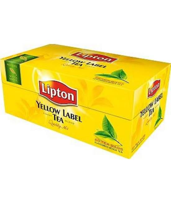 Чай Yellow Label Tea Lipton 75шт - фото 1 - id-p702534549