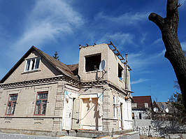 Демонтаж кирпичного дома в Приднепровске  3