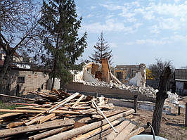 Демонтаж кирпичного дома в Приднепровске  32