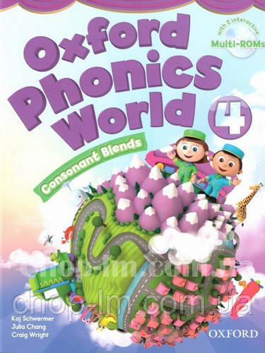 Oxford Phonics World 4 Consonant Blends student's Book with MultiROM / Підручник з диском