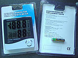 Цифровий Термометр Гігрометр HTC-1 Метеостанція, фото 2