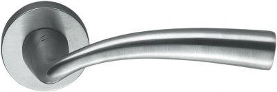 Дверна ручка на розетці Colombo Edo MH 11 CM Хром матовий
