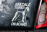 Эрдельтерьер (Airdale Terrier) стикер