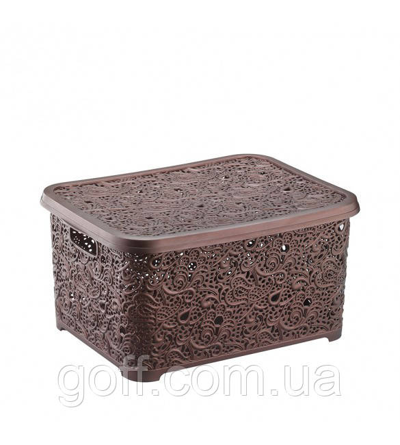 34*24*16 см Коробка пластикова для зберігання