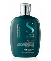 Безсульфатный шампунь для реконструкции волос Alfaparf Milano Semi Di Lino Reparative Low Shampoo 250 ml