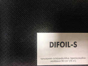 Гідроізоляційна супердифузійна мембрана Difoil-S
