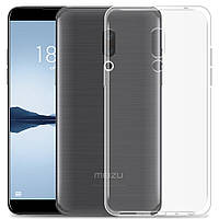 Прозорий Чохол OneCam Meizu 15 Plus (ультратонкий силіконовий) (Мейзу 15 Плюс)