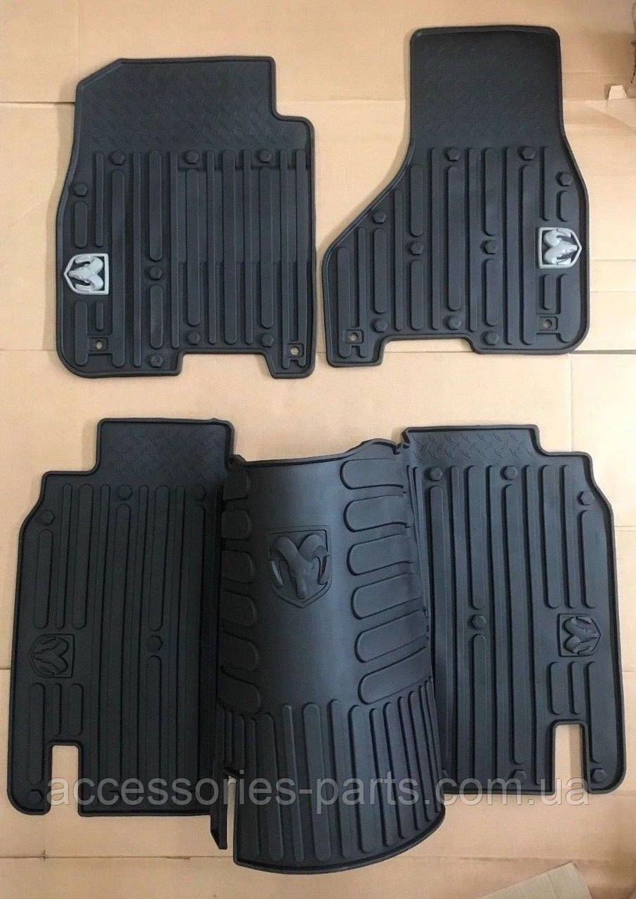 Килимки в салон гумові Dodge Ram 1500-3500 2013-2018 Нові Оригінальні , фото 1
