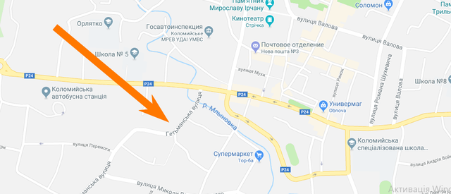 Схема проїзду