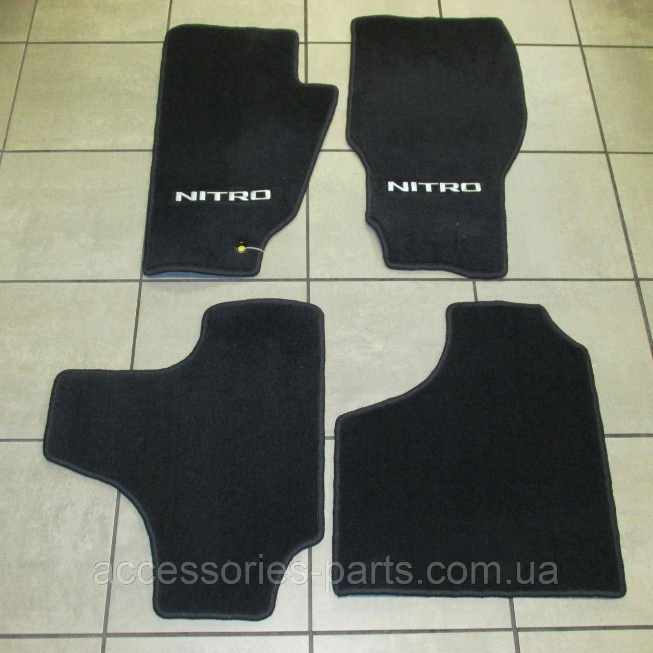 Килимки в салон велюрові Premium Dodge Nitro Gray 2007-2010 Нові Оригінальні , фото 1