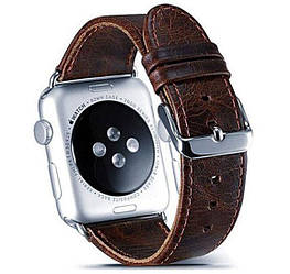 Шкіряний ремінець Primo для Apple Watch 42mm / 44mm / 45mm - Dark Brown