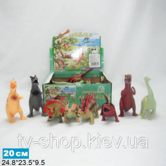 Динозавр гумовий, 8 видів, фото 1