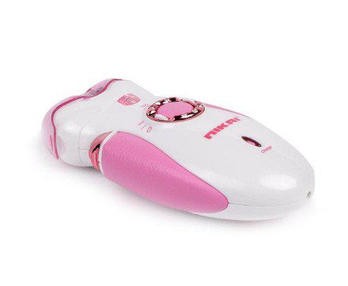 Епілятор 3 в 1 Nikai 7698 з бритвеної насадкою Pink