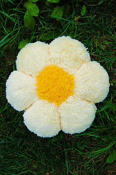 Іграшка подушка Ромашка 40 см М'яка іграшка-подушка Декор для дитячої кімнати Плюшева декоративна подушка