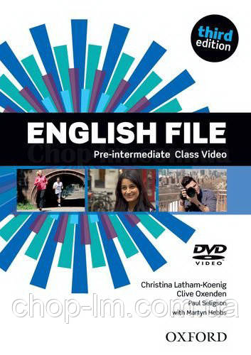 English File Third Edition Pre-Intermediate Class DVD / Відео диск до курсу
