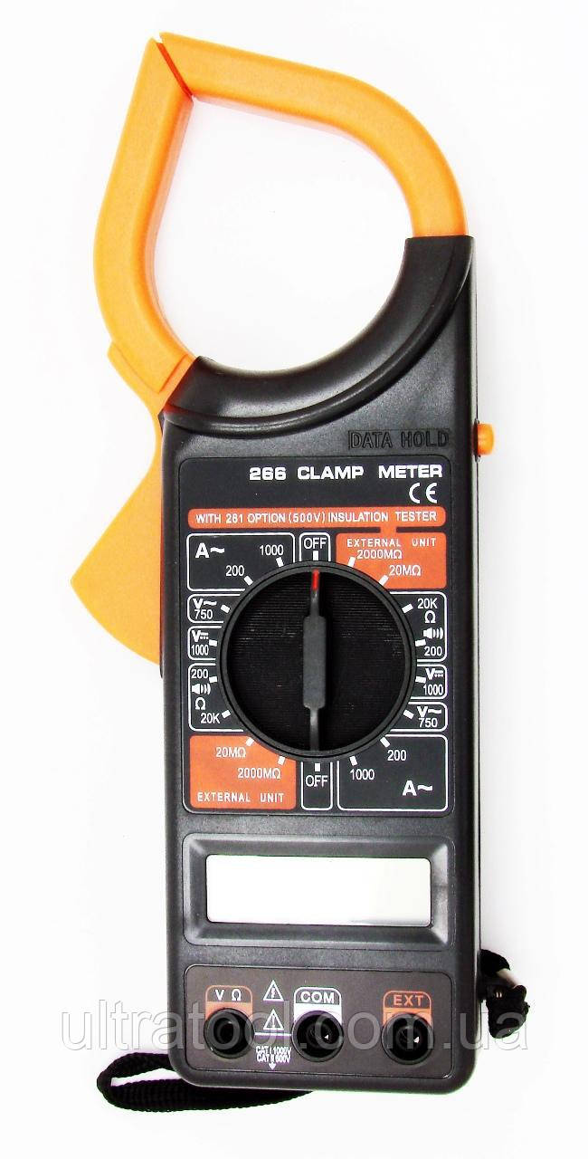 Кліщі токовимірні Digital DT-266, токові кліщі з мультиметром (Оригінал)