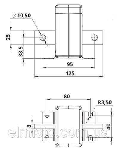 Измерительные трансформаторов тока ТОПН-0,66 150/5 купить Габаритные, установочные и присоединительные размеры трансформаторов тока ТОПН-0,66 150/5