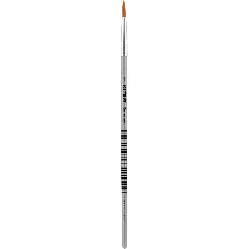 Пензель синтетика №1 круглий Kite