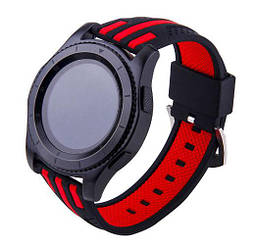 Силіконовий ремінець Primo Dart для годинника Samsung Gear S3 Classic SM-R770 / Frontier RM-760 - Black&Red